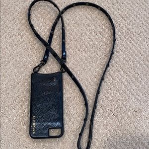 iPhone 8 bandolier studded case with strap